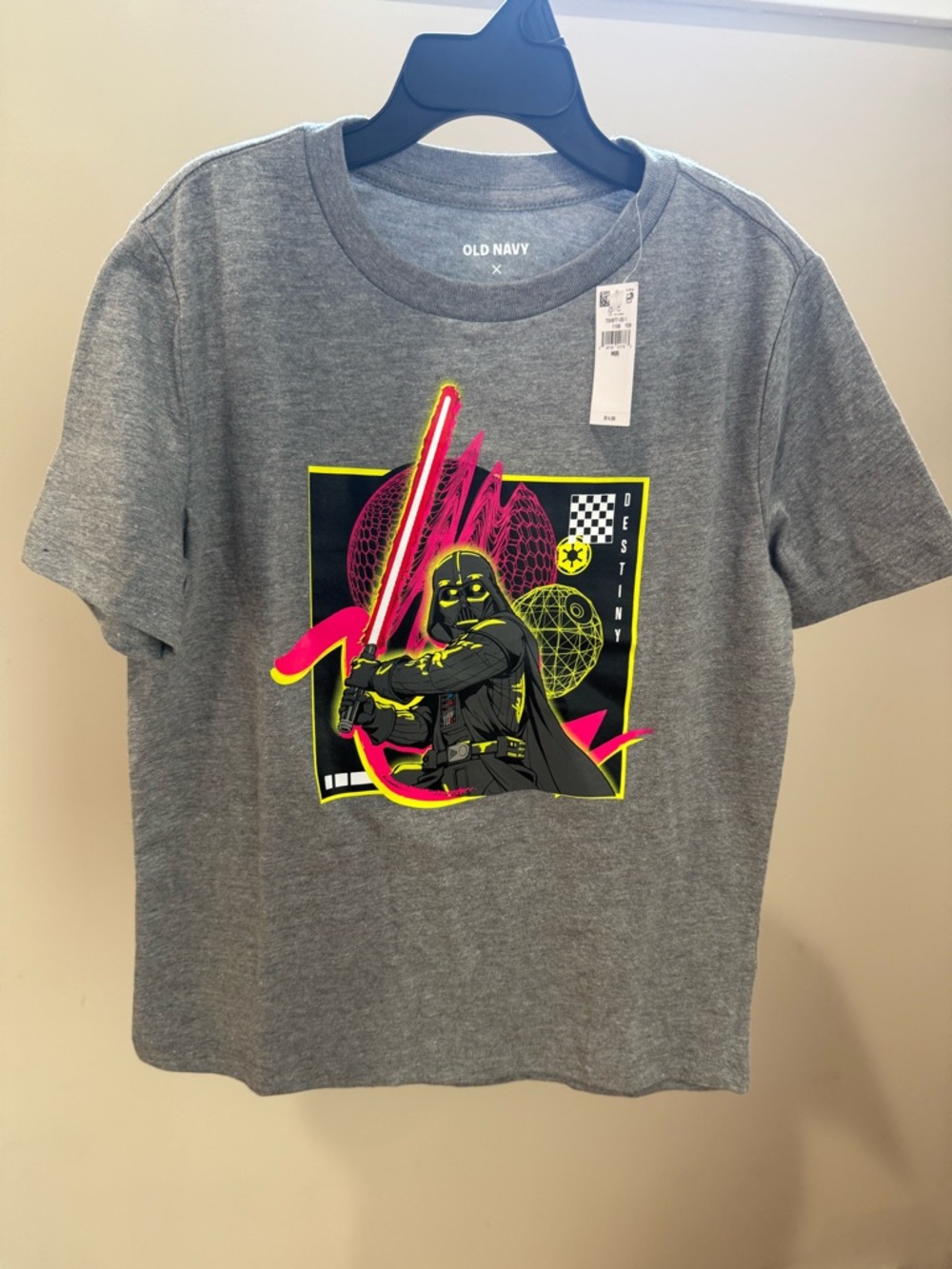 Old Navy Gray Kids' Star Wars Darth Vader Graphic Tee